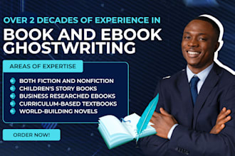 ebook writer, ghostwriter, book writer, fiction and nonfiction ghost writer
