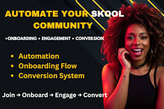 set up your skool onboarding and automation system to convert members