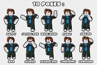 make transparent roblox poses overlay for youtube thumbnails