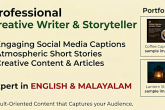 write engaging social media captions and creative content