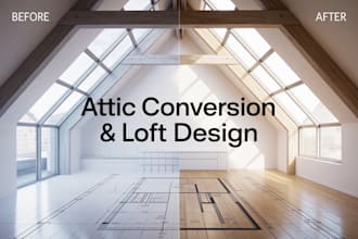 design your attic conversion and loft space plans for maximum space use