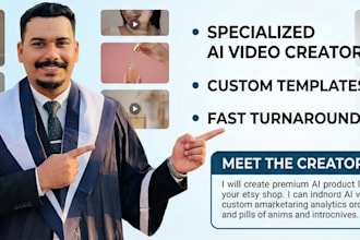 create premium ai product listing videos for your etsy shop