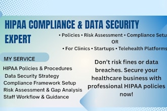 create hipaa compliant policies, document and secure your healthcare data system