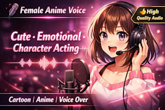 be your female voiceover for cartoon animation memes sexy erotic voice acting