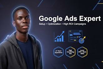 setup, optimize and manage google ads adwords, PPC campaigns sem