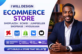 design shoplazza ecwid jumpseller shopbase mydukaan product website store expert