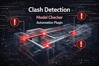 build revit api clash detection tool, model checker and automation plugin