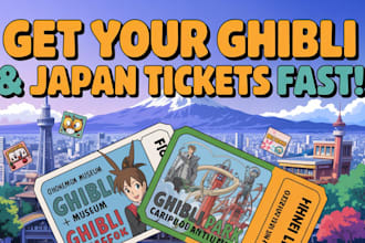 get ghibli museum, ghibli park  japan tickets with reservations