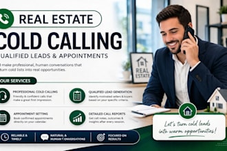 do real estate cold calling, janitorial cold calling and b2b telemarketing