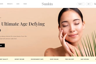design skincare website skincare beauty shopify store cosmetics skincarestore