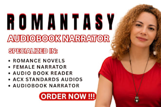 be your acx amazon audiobook female narrator for romantasy books