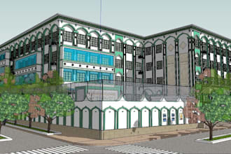 revamp city school in point cloud,bim model,rcp file,raw 3dlaser scan,fix error