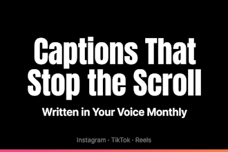 write instagram and tiktok captions that grow your audience
