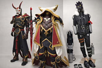 3d cosplay creation eva foam fabric 3d wearable armor 3d mask cosplay design