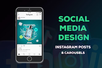 design instagram post, and carousels for your business