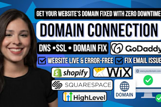 connect godaddy domain subdomain redirect domain transfer domain on shopify wix