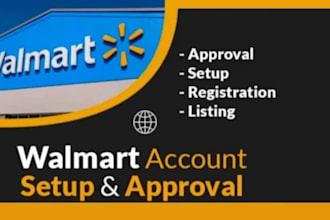 setup and get your walmart seller central account approved