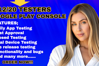 12 testers 20 testers google play closed testing mobile app testing play console