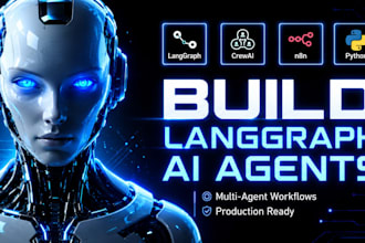 build advanced langgraph ai agents and multi agent workflows