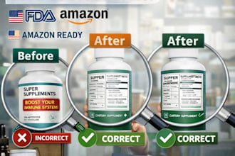 do supplement label compliance, fda labeling, supplement facts and review