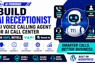 build ai receptionist, ai voice calling agent or ai call center on vapi, retell