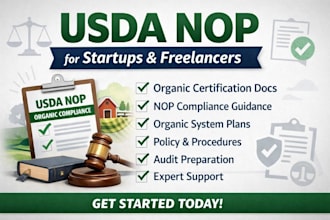 do usda nop organic certification documentation, compliance