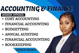 do bookkeeping, financial accounting, budgeting cost accounting