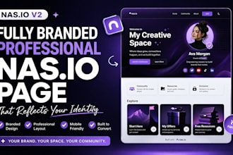 do a fully branded and professional nasio v2 page that reflects your identity