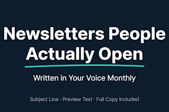 write email newsletters your subscribers look forward to