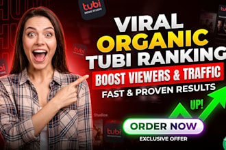 do organic tubi movie promotion, increase tubi film viewers, and tubi ranking