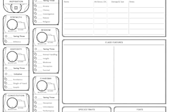 create an optimized dnd 2024 5e character sheet for you
