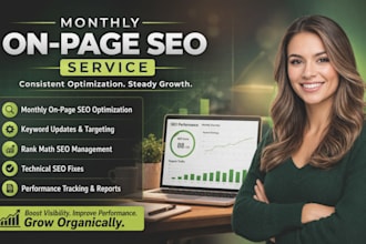 do monthly on page SEO service for website optimization and growth