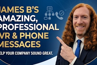 record a professional voicemail or IVR greeting