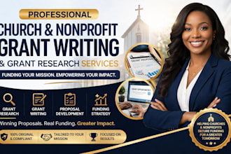 do professional church grant writing and nonprofit grant research