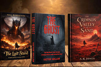 do professional book cover design, ebook cover, kdp cover