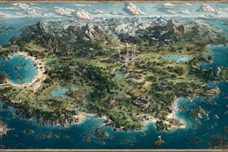 create high quality bespoke fantasy maps