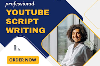 write youtube video scripts and script writing