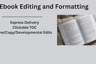 format and edit your ebook