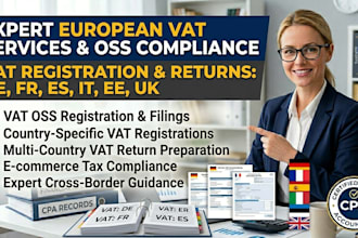 vat oss, vat registration, germany france, spain, italy, estonia, UK, vat return
