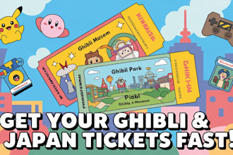 get ghibli museum  park tickets with japan reservations