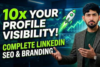 do complete linkedin profile SEO and personal branding