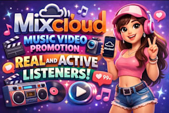 do professional mixcloud promotion for real listeners