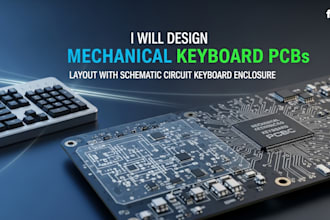 design mechanical keyboard pcbs layout with schematic circuit keyboard enclosure