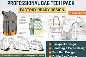 design bag tech pack, backpack, handbag and tote bag for manufacturers