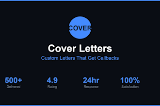 write a custom cover letter that gets you noticed by hiring managers