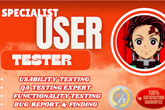 offer app testing and website testing,QA,iphone,ipad,and android user testing