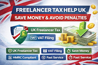 handle UK freelancer tax, vat, save money, avoid errors and penalties