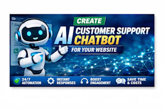 create an ai customer support chatbot for your website
