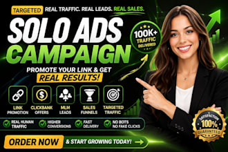 do targeted solo ads campaign link promotion clickbank mlm leads sales funnel