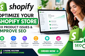 optimize your shopify store fix product issues and improve SEO to boost sales